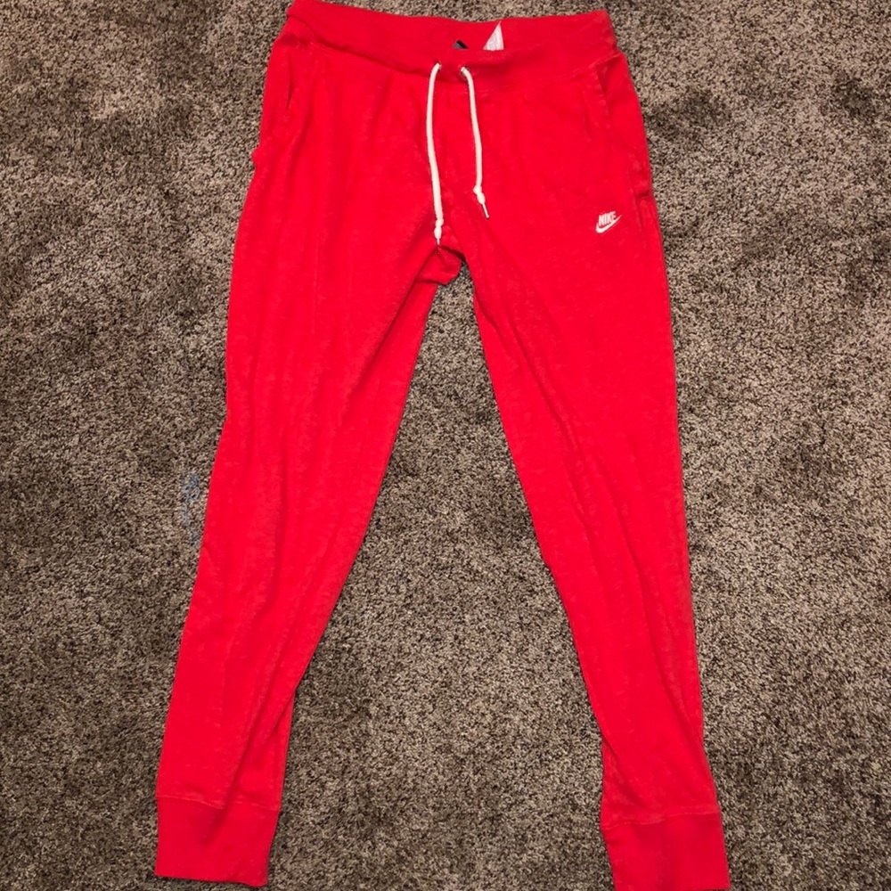 Red Nike Joggers